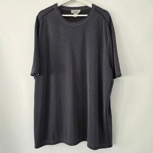 Tommy Bahama IslandZone T-Shirt Charcoal Grey Reversible Mens XXXL